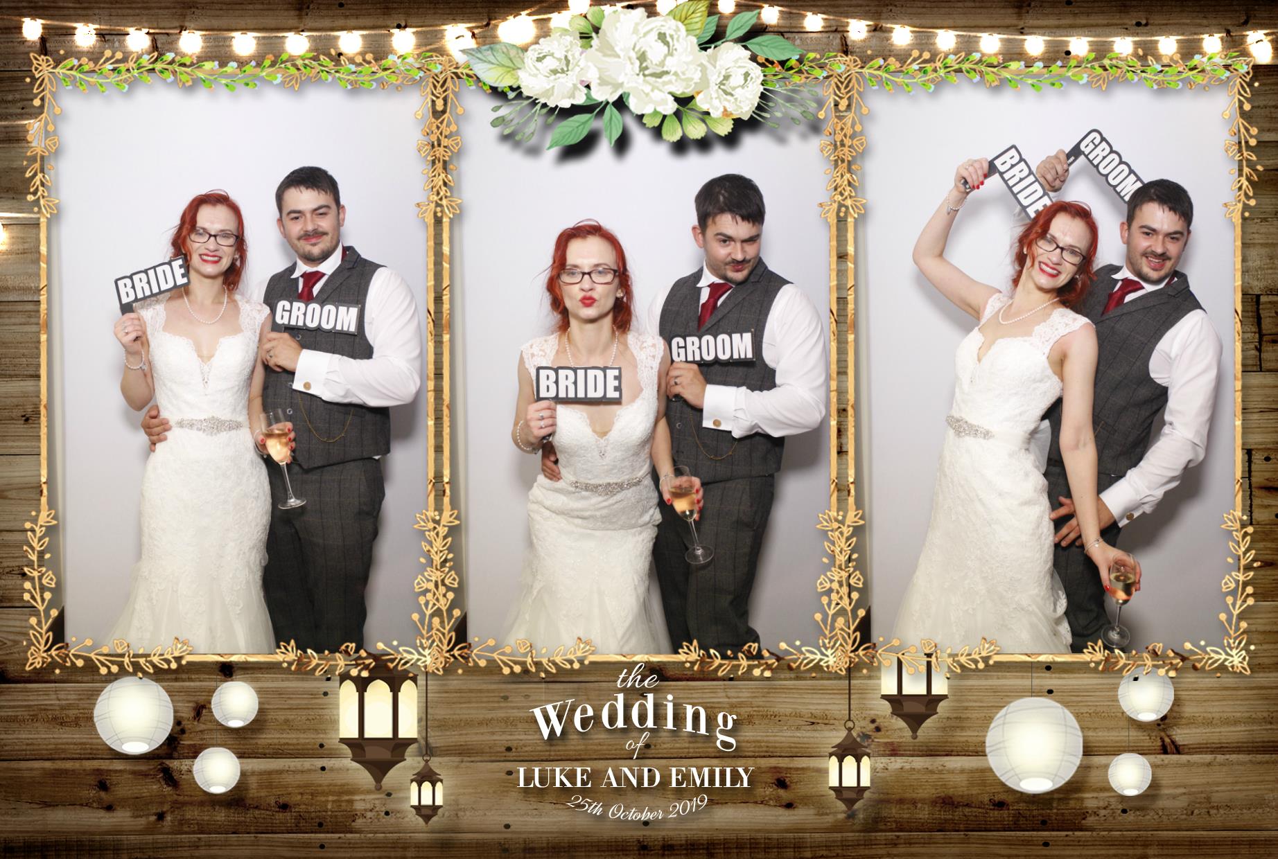 Luke & Emily's Wedding | View more photos from the event at gallery.myphotoboothexperience.co.uk/u/MyPhotoBoothExperienceLtd/Luke-Emilys-Wedding